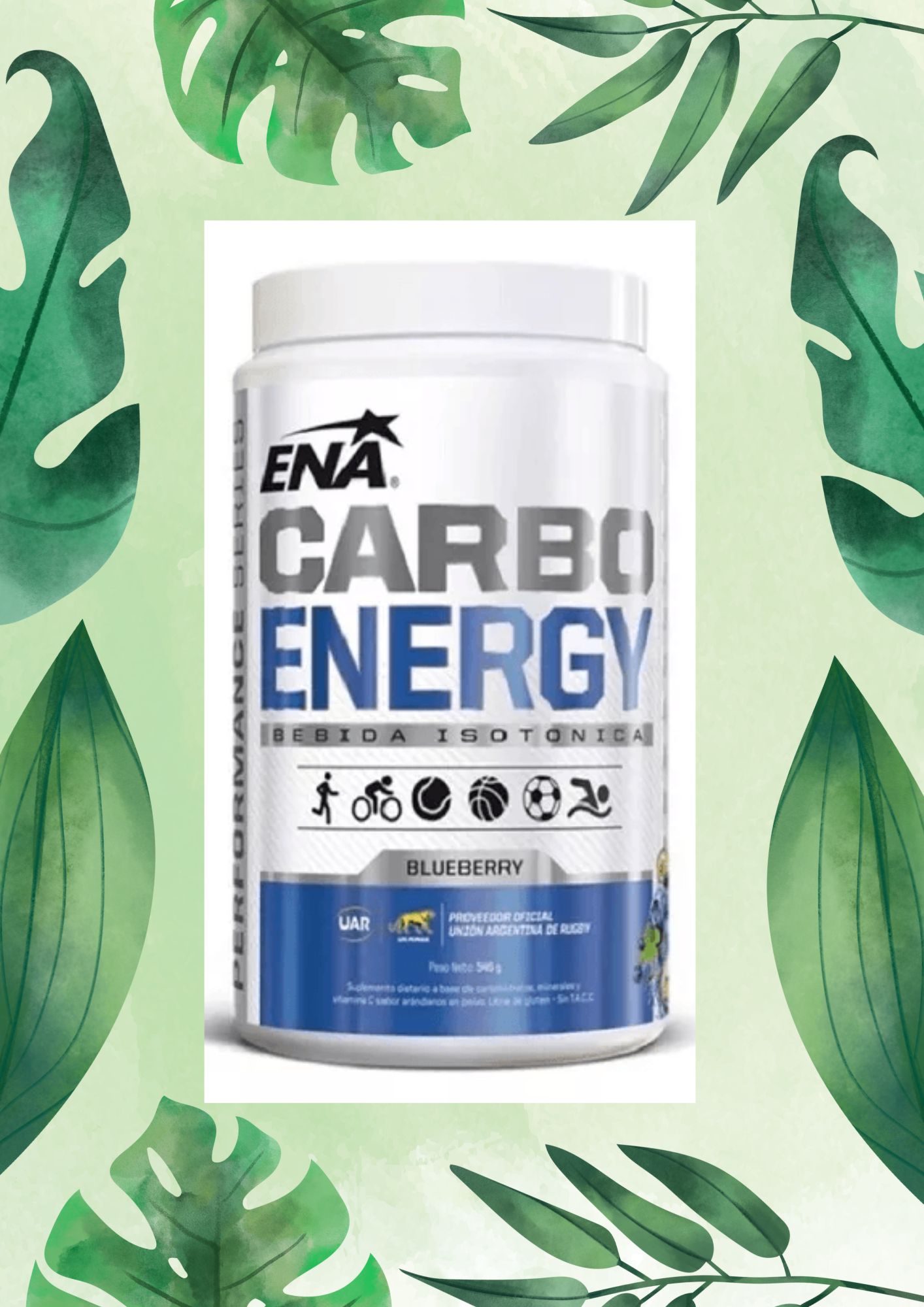 ENA CARBO ENERGY BLUEBERRY 540 GRS