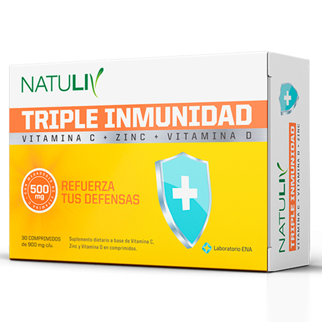 NATULIV TRIPLE ESCUDO 30 CAPS