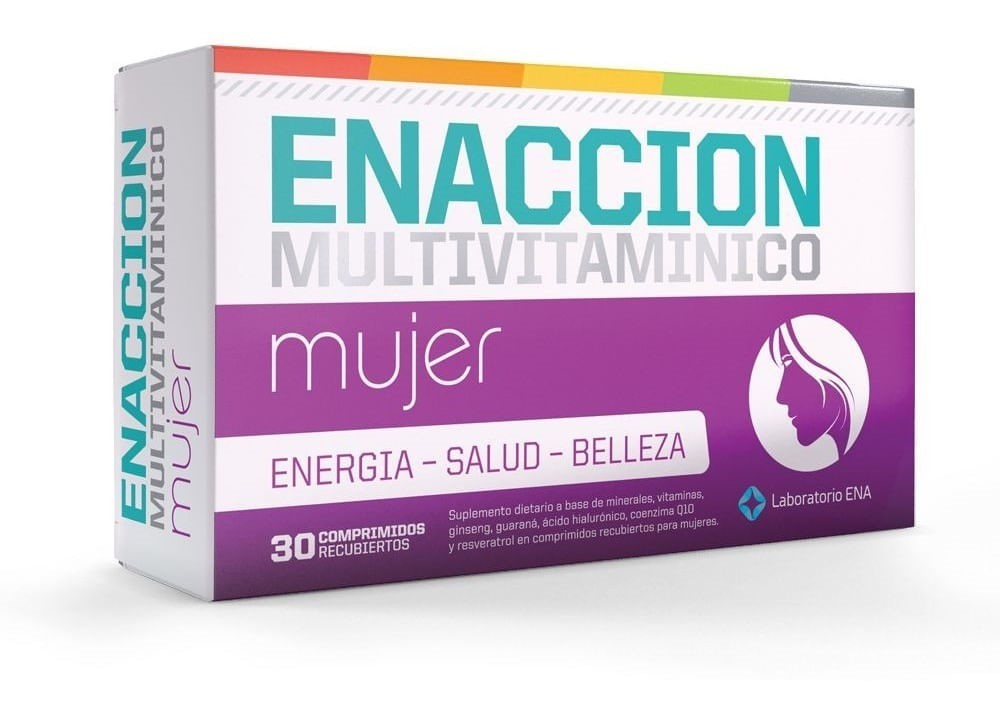 ENA ENACCION MULTIVITAMINICO MUJER 30 COMP