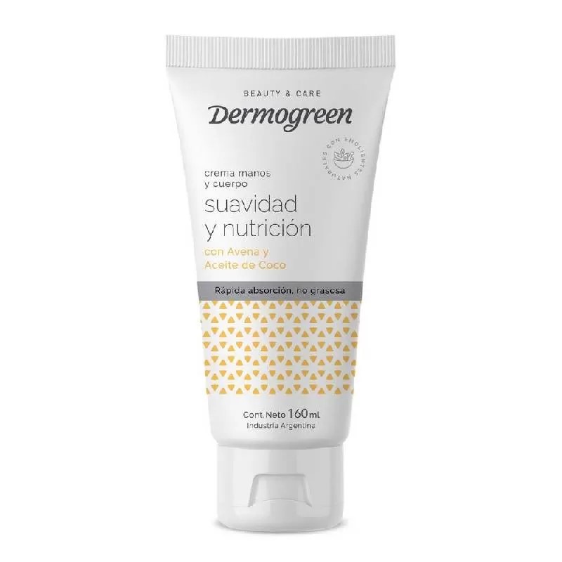 DERMOGREEN CREMA MANOS SUAVES Y NUTRICION 160 ML