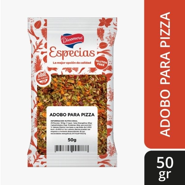 DICOMERE ADOBO PARA PIZZA 50 GRS