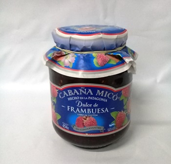 Cabañas Mico DULCE DE FRAMBUESA 454 grs