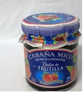 Cabañas Mico DULCE DE FRUTILLA 210 grs