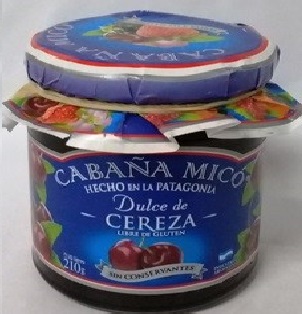 Cabañas Mico DULCE DE CEREZA 210 grs