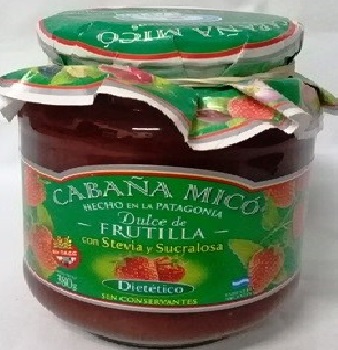 Cabañas Mico DULCE DE FRUTILLA S/A 380 grs