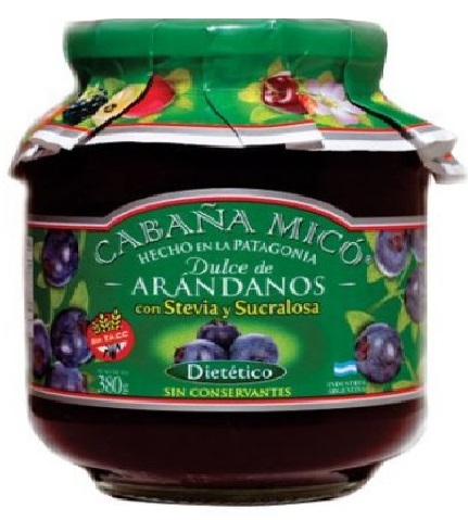 Cabañas Mico DULCE DE ARANDANO S/A 380 grs