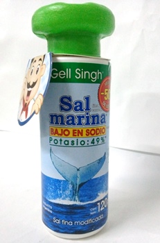 Gell Singh SAL MARINA BAJO SODIO 120 grs
