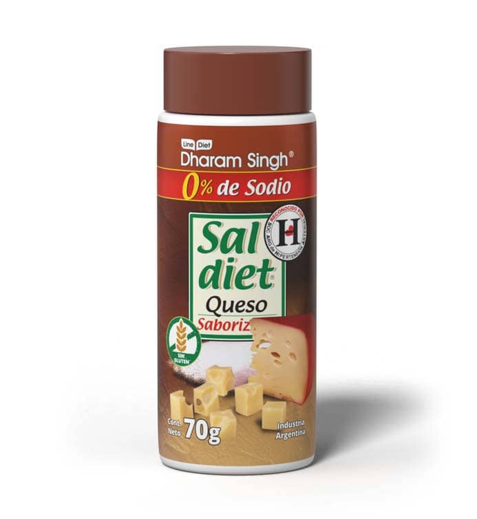 Dharam Singh SAL DIET QUESO 0% SODIO 70 grs
