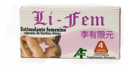 ARGENFARMA LI-CHANG FEM 4 CAPS