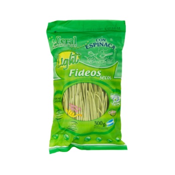 Ceral FIDEOS DE ESPINACA 300 grs