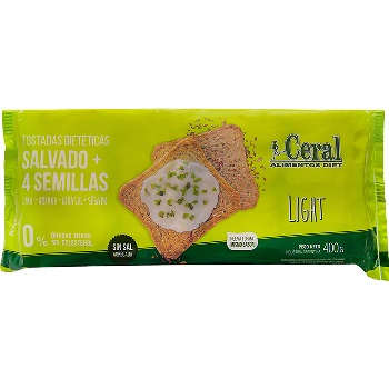 Ceral TOSTADAS SALVADO C/ SEM 400 grs