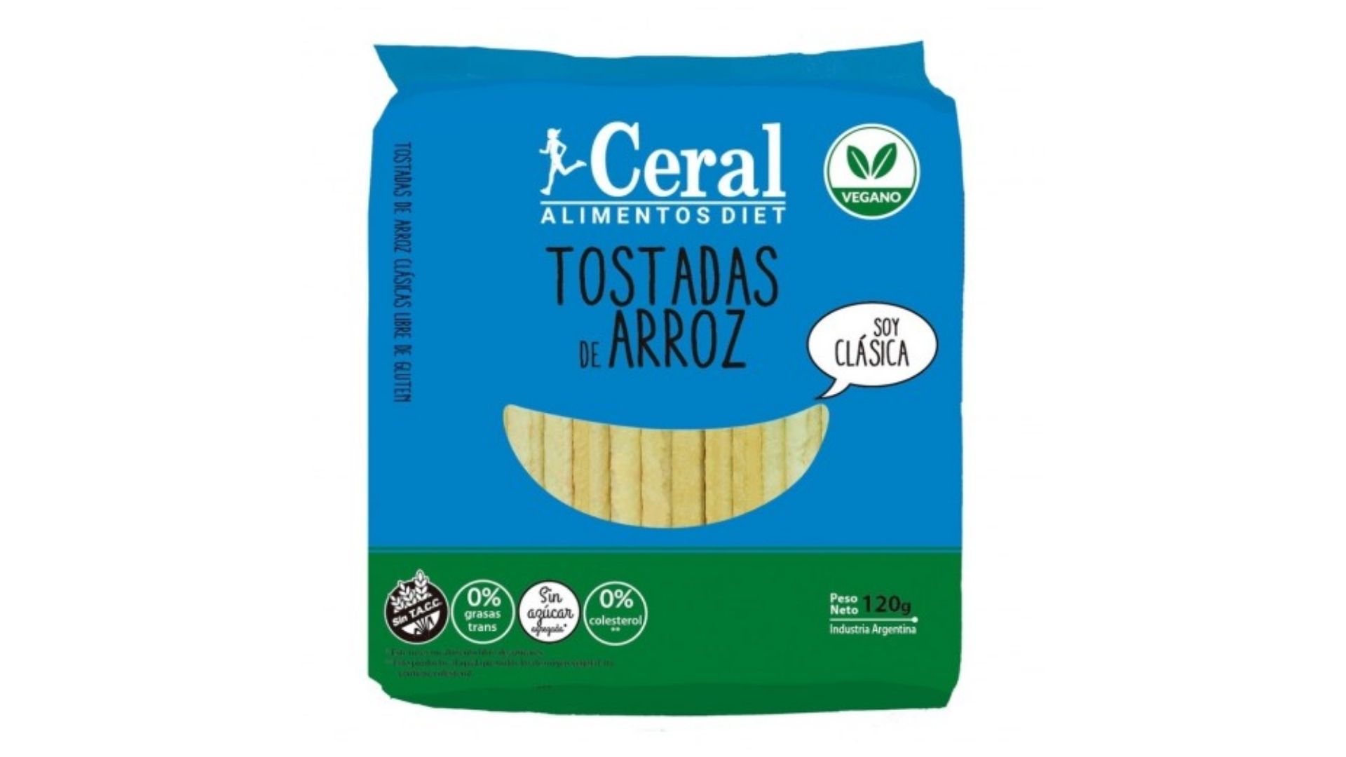CERAL TOSTADAS ARROZ CON SAL 120 GRS