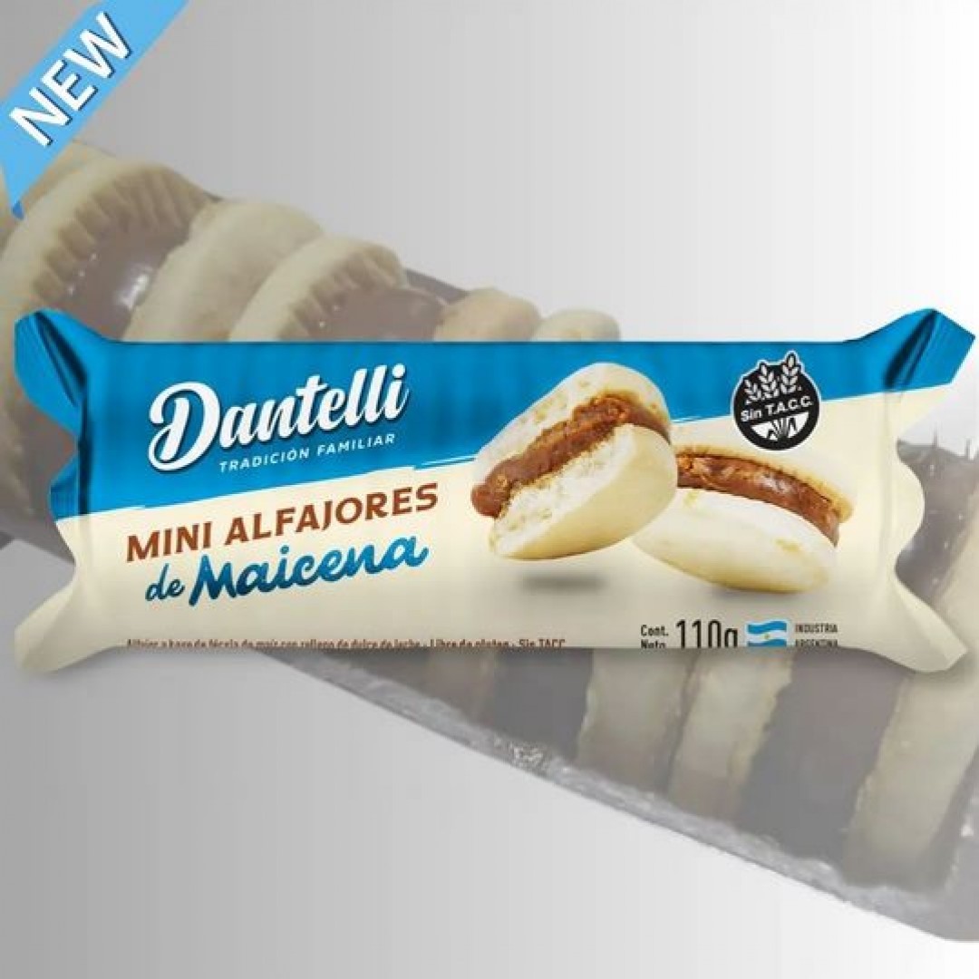 DANTELLI MINI ALFAJORES DE MAICENA 110 GRS