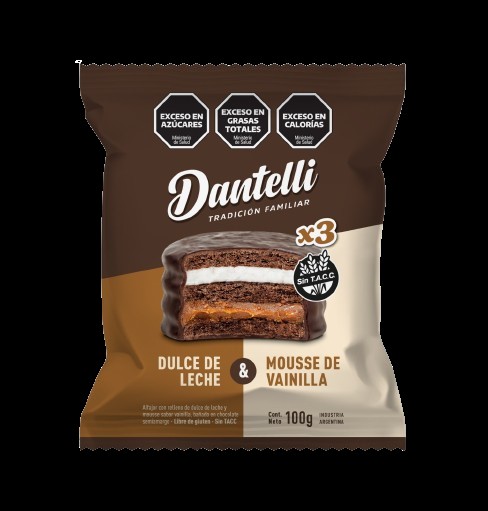 DANTELLI ALFAJOR TRIPLE 12 UNID