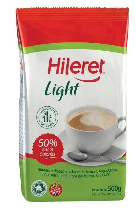 HILERET AZUCAR LIGHT 500 GRS
