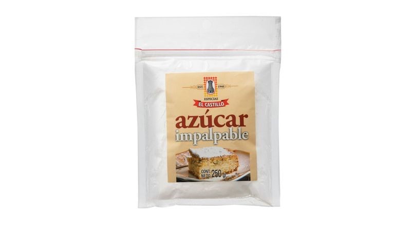 EL CASTILLO AZUCAR IMPALPABLE 250 GRS