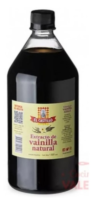 EL CASTILLO EXTRACTO DE VAINILLA NATURAL 1 LT