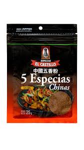 EL CASTILLO 5 ESPECIAS CHINAS 25 GRS