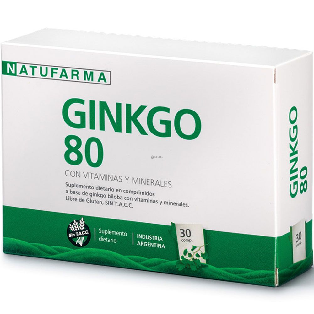 NATUFARMA GINKGO 80 30 COMP