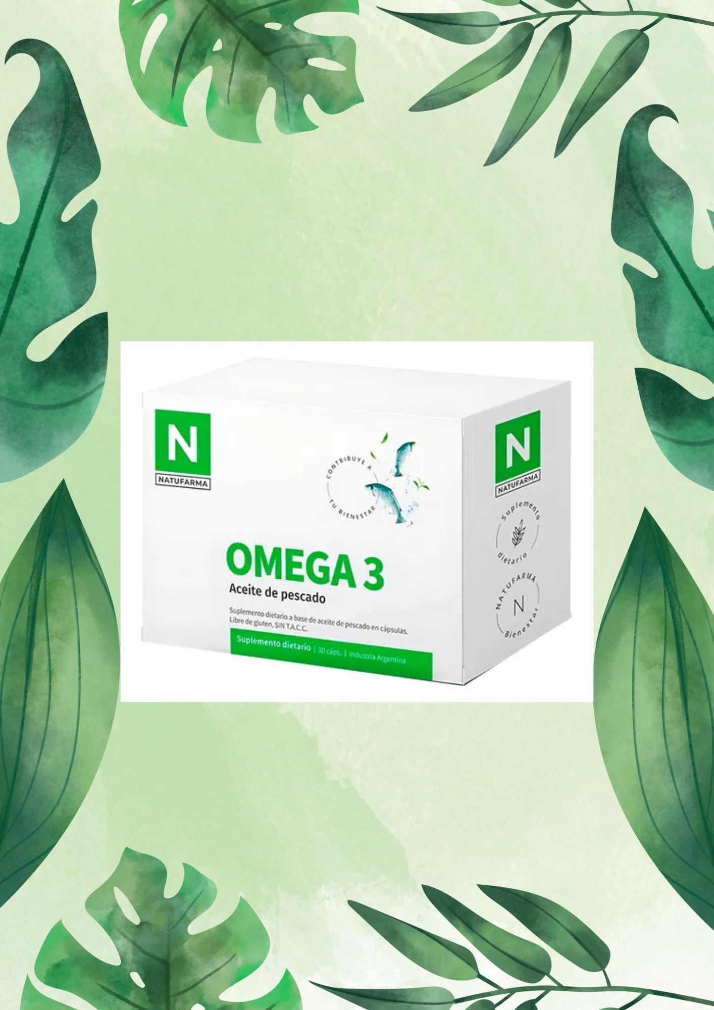 NATUFARMA AC PESCADO 60 CAPS