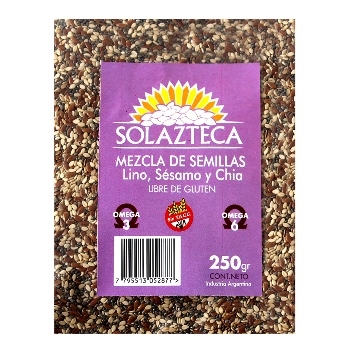 Sol Azteca MIX LINO CHIA Y SESAMO 250 grs