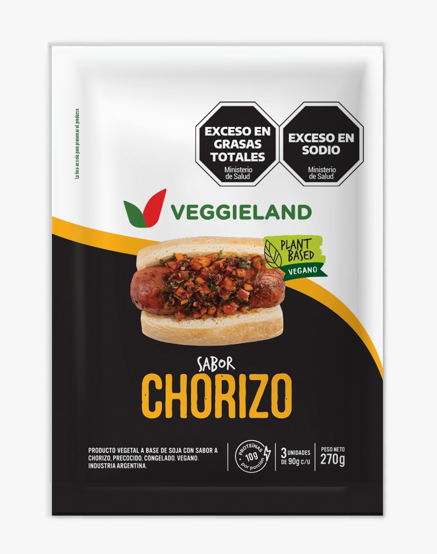 VEGGIELAND CHORIZO 270 GRS