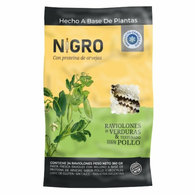 LEOFANTI RAVIOLONES VERDURA Y TEXT POLLO 360 GRS