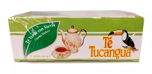 TUCANGUA TE VERDE CON STEVIA 25 SAQ