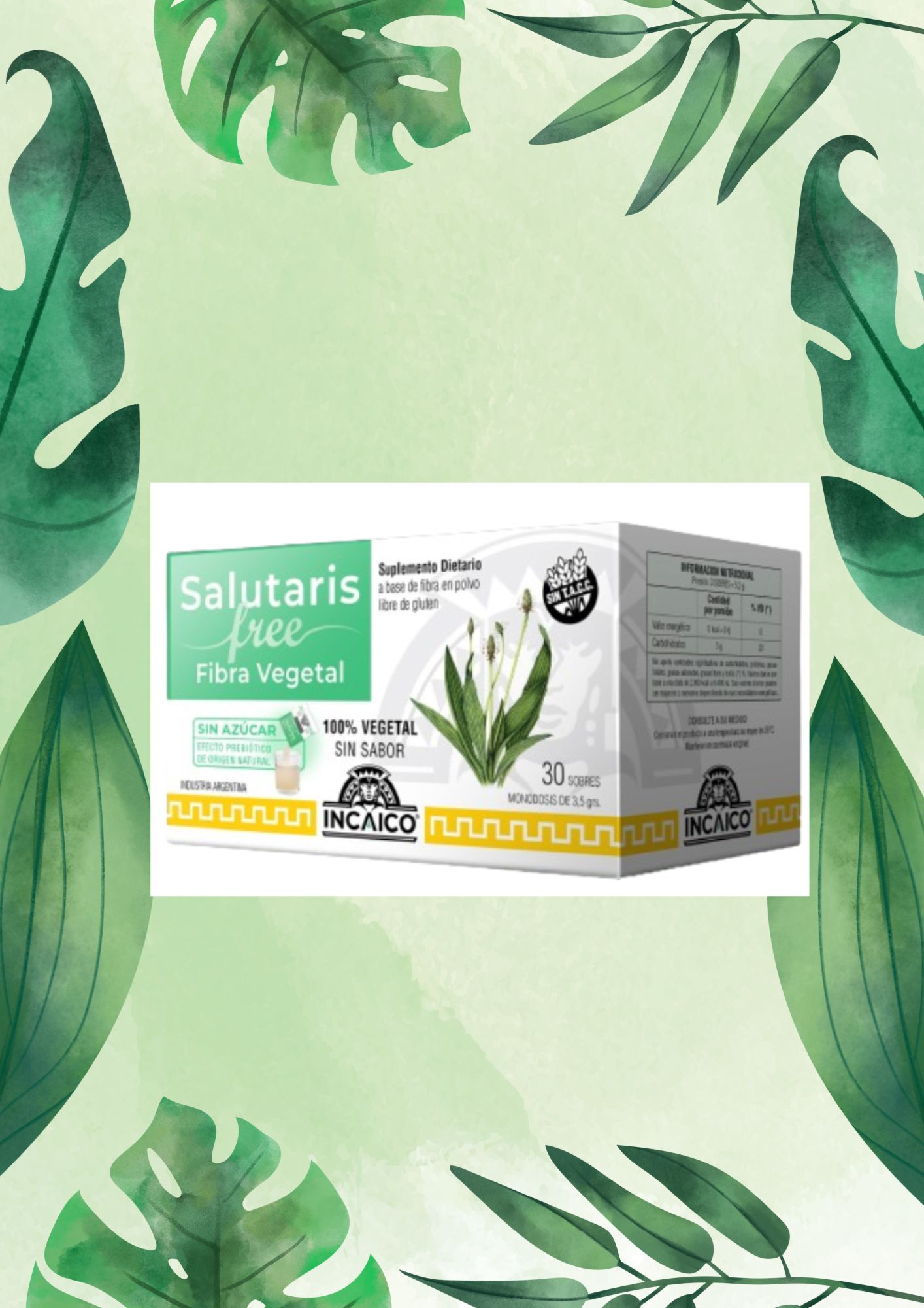 INCAICO SALUTARIS FREE 30 SOB