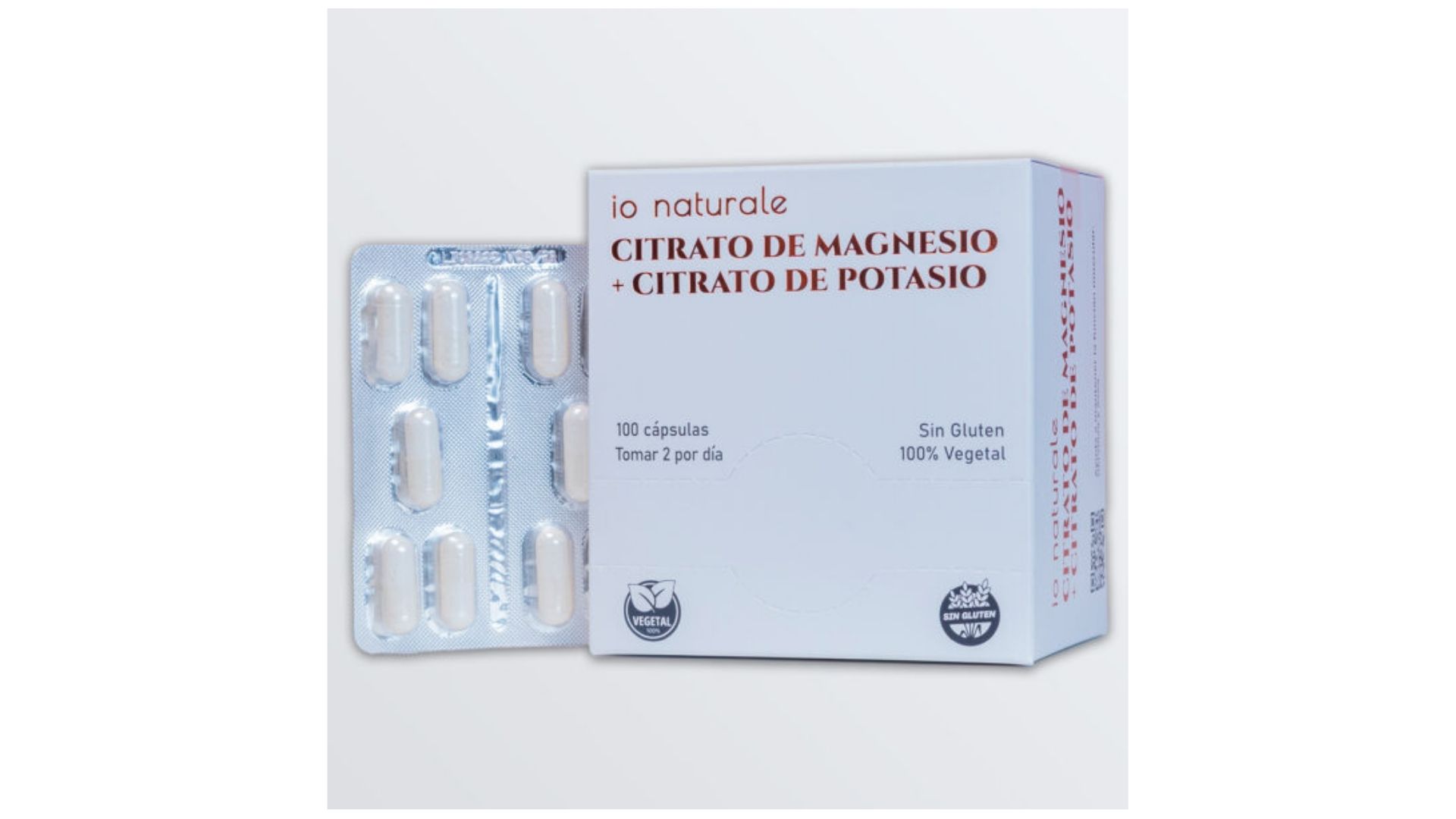 BIOKOSMA CITRATO DE MAGNESIO + CITRATO DE POTASIO 100 CAPS