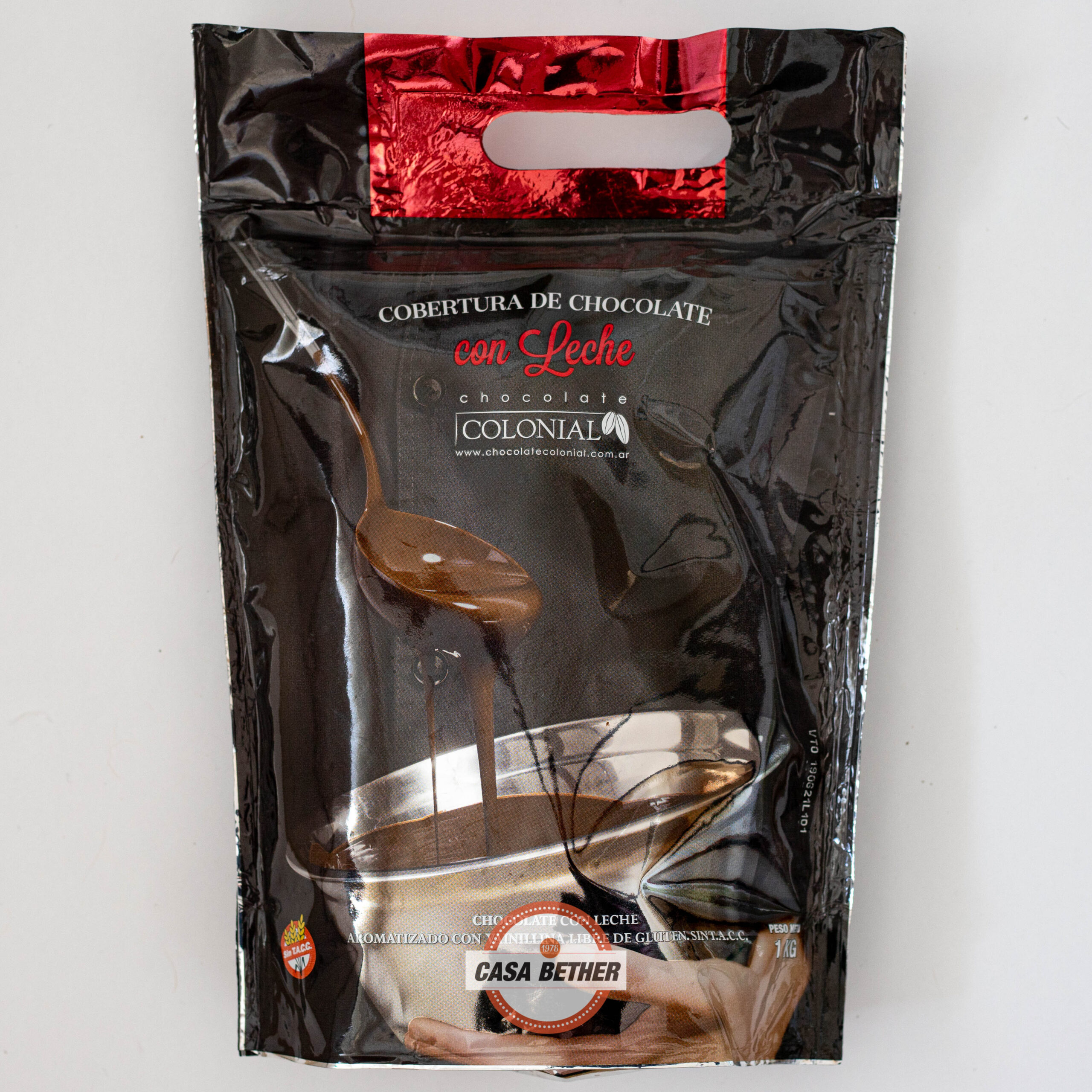 CHOC. COLONIAL COBERTURA CON LECHE 1 KG