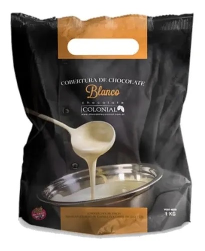 CHOC. COLONIAL COBERTURA BLANCO 1 KG