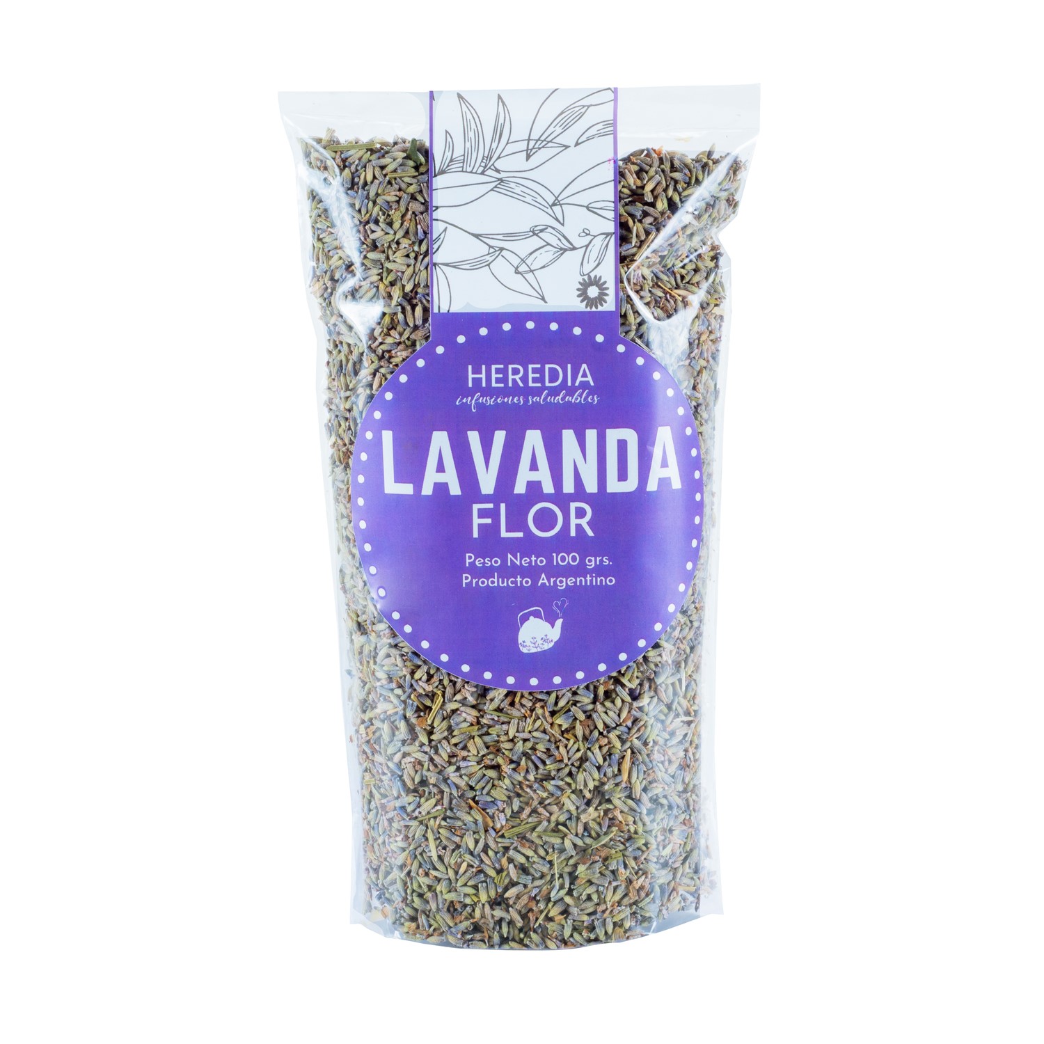 HEREDIA LAVANDA FLOR 100 GRS