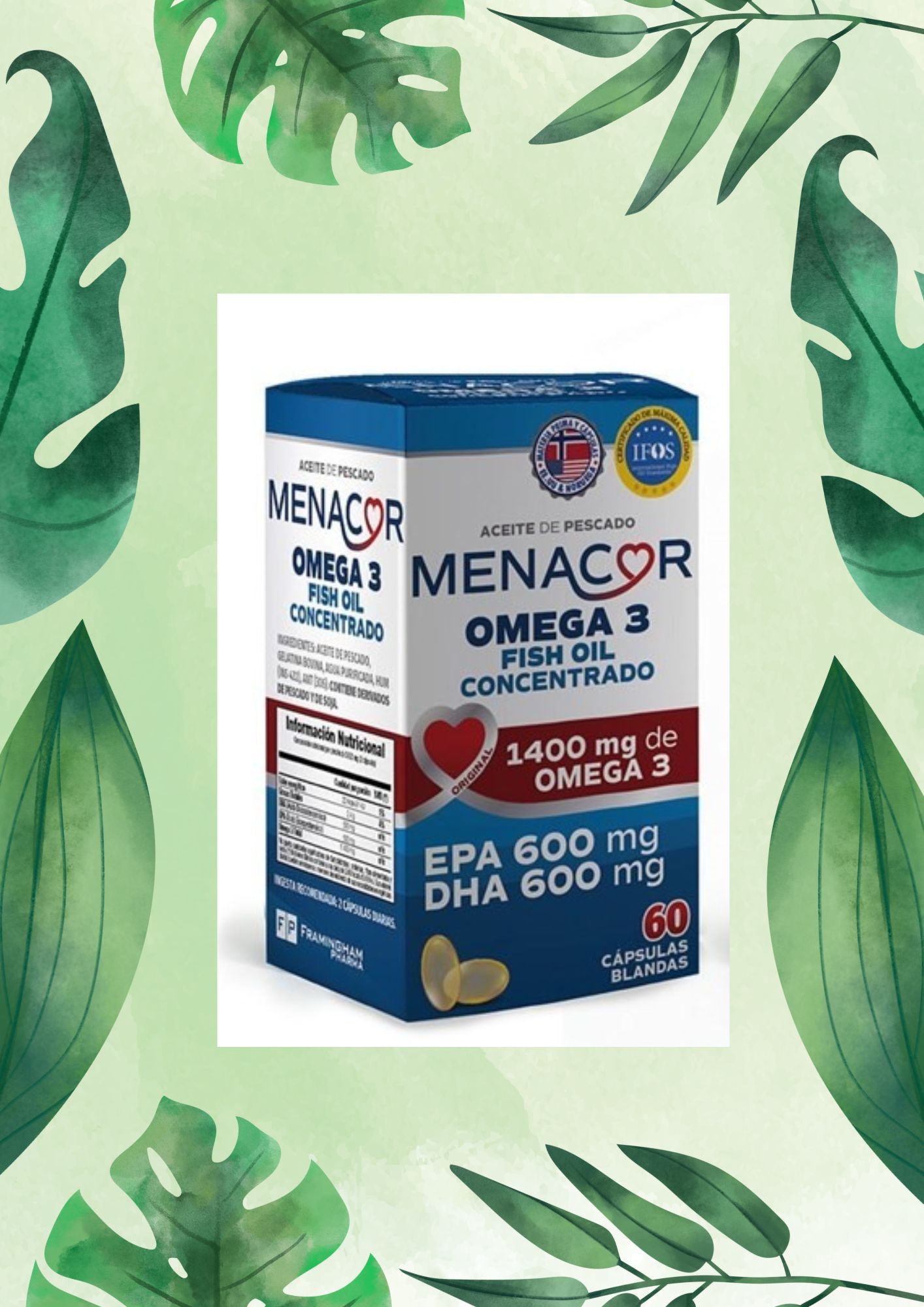 FRAMINGHAM MENACOR 60 CAPS