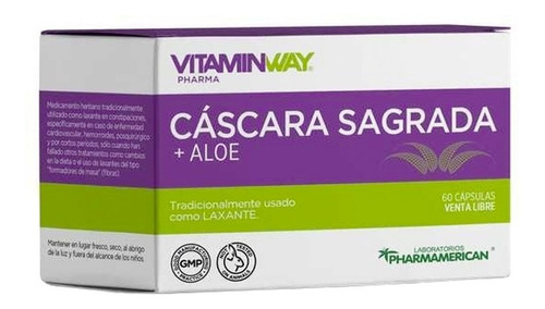 VITAMINWAY CASCARA SAGRADA 60 CAPS