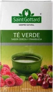 SAINT GOTTARD TE VERDE, CEREZA, FRAMBUESA 20 saq