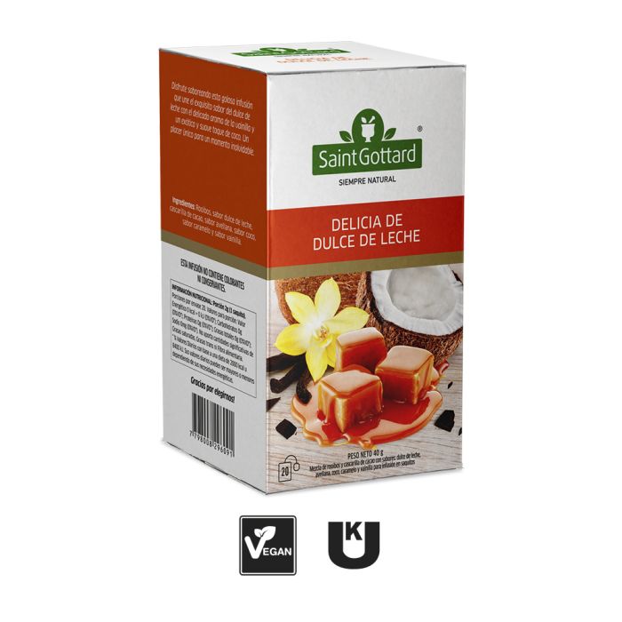SAINT GOTTARD DELICIA DE DULCE DE LECHE 20 SAQ