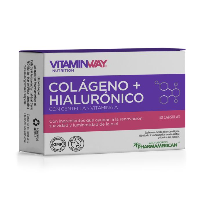VITAMINWAY COLAGENO + HIALURONICO 30 CAPS