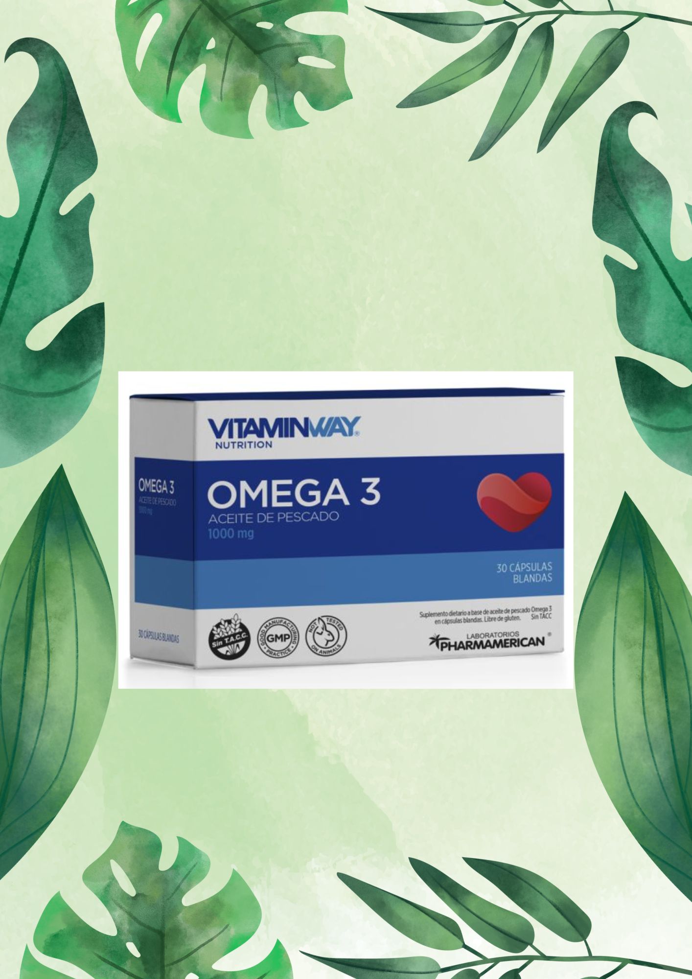 VITAMINWAY OMEGA 3 30 caps
