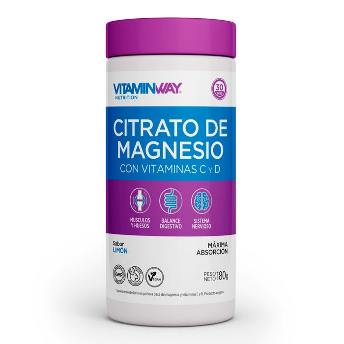 VITAMINWAY CITRATO DE MAGNESIO 180 GRS