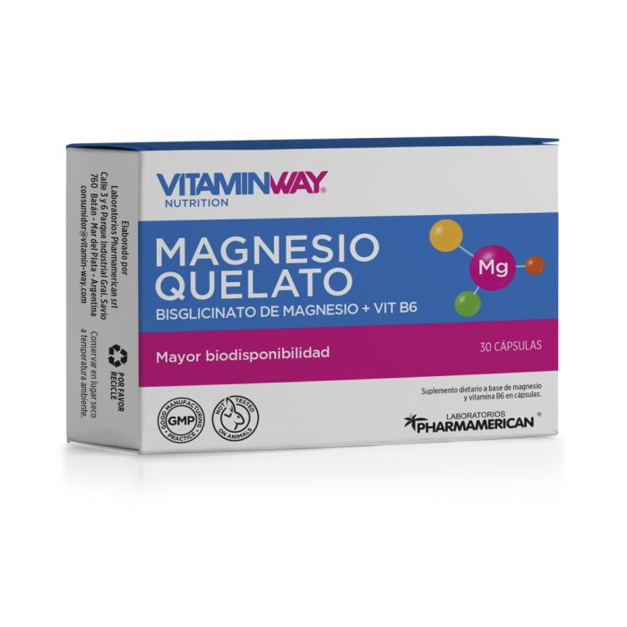 VITAMINWAY MAGNESIO QUELATO 30 CAPS