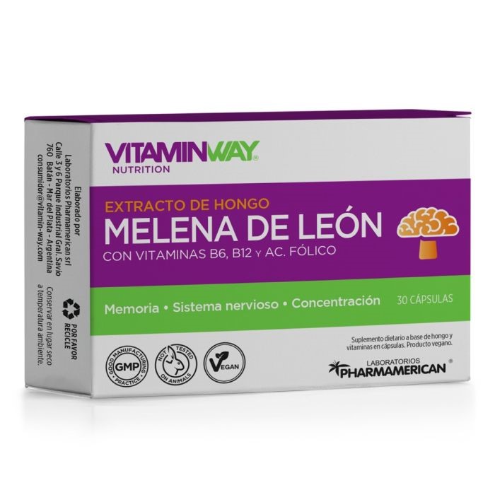 VITAMINWAY MELENA DE LEON 30 CAPS