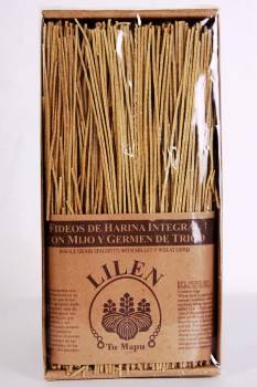 Lilen FIDEOS H. INTEGRAL CON MIJO Y GERMEN DE TRIGO 500 grs