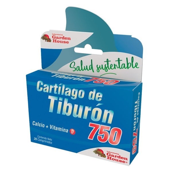 GARDEN HOUSE CARTILAGO DE TIBURON 20 COMP