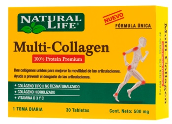 NATURAL LIFE MULTI COLLAGEN 30 CAPS