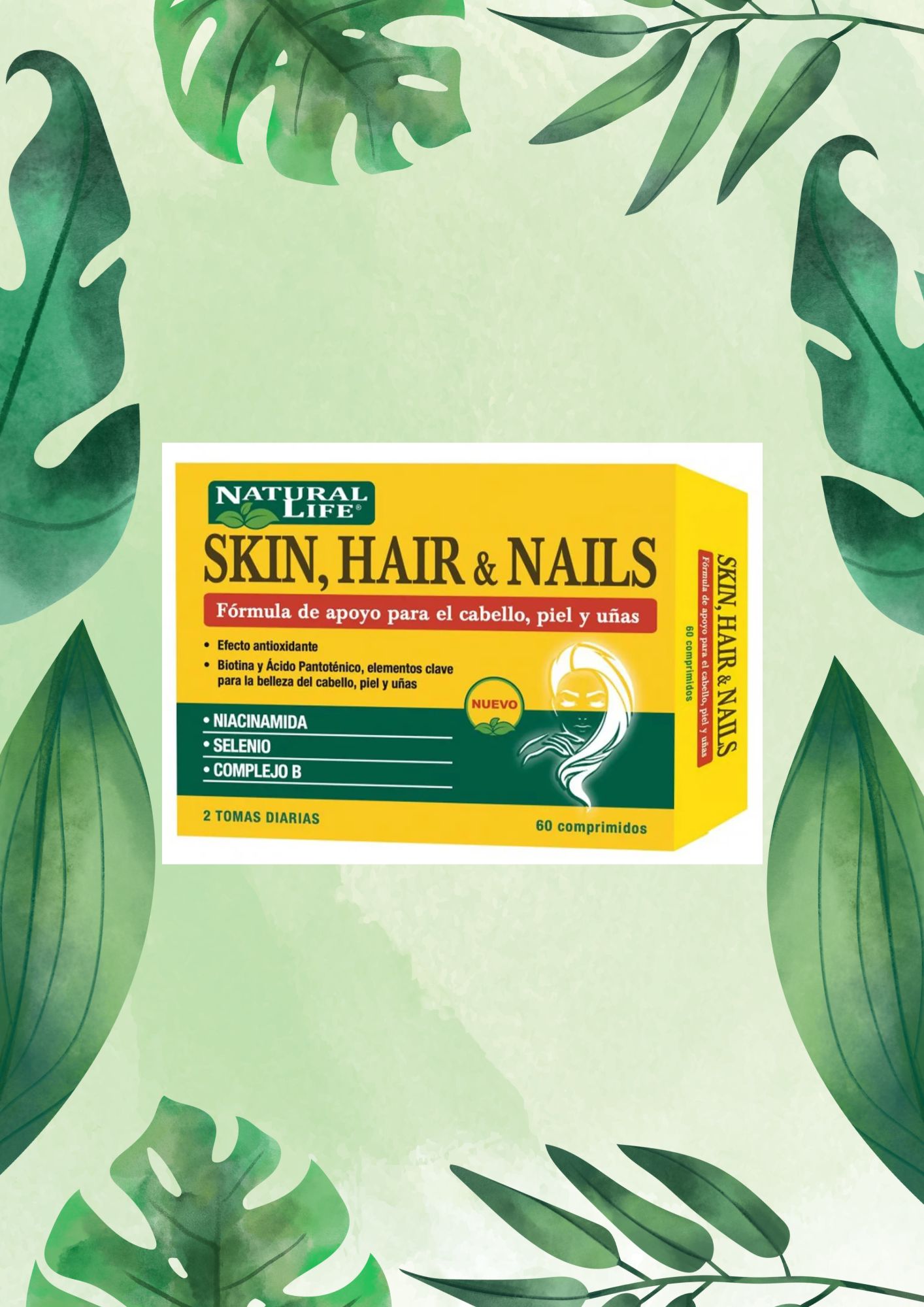 Natural Life SKIN, HAIR AND NAILS 60 COMP