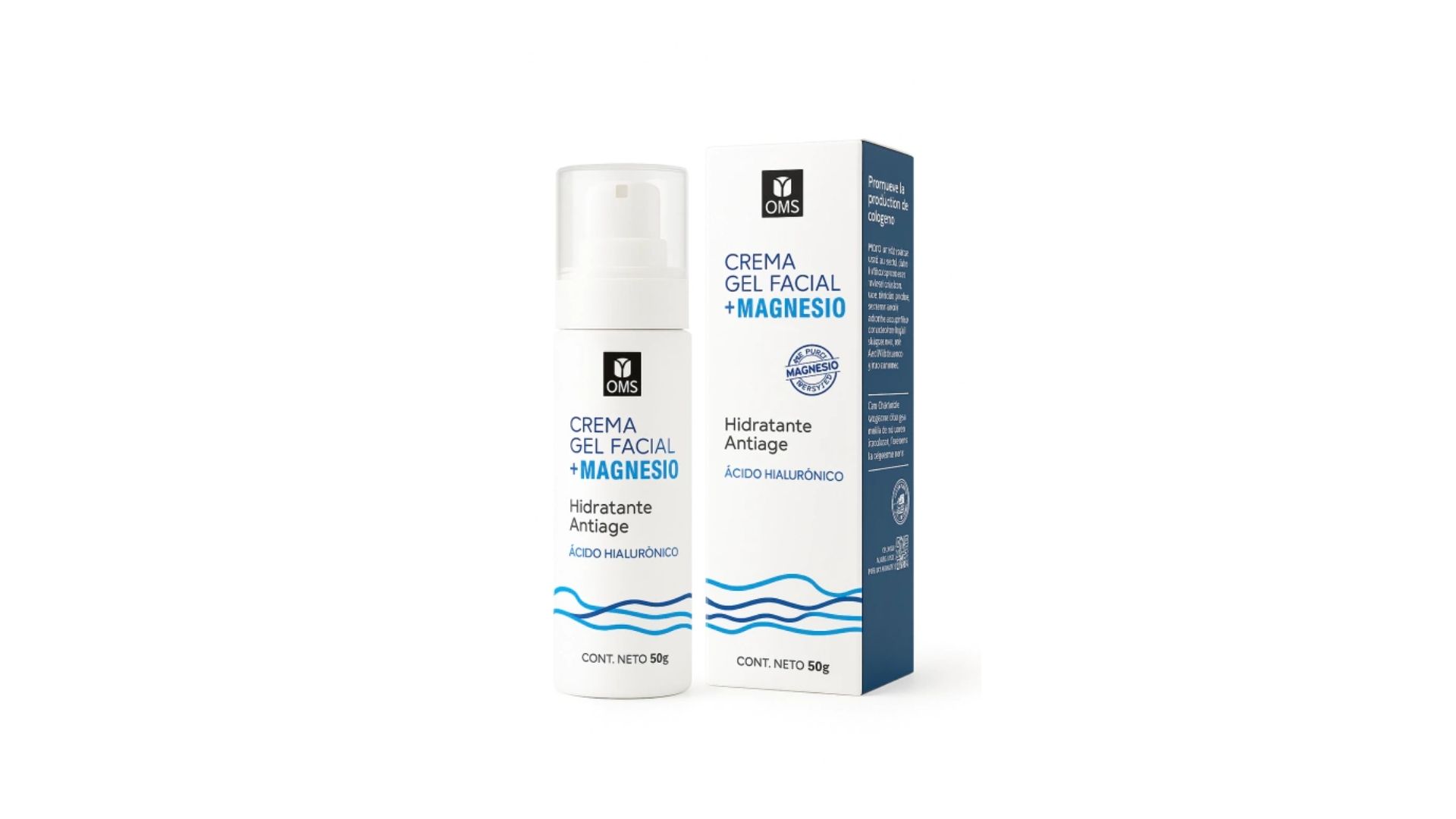 OMS CREMA GEL FACIAL + MAGNESIO 50 GRS