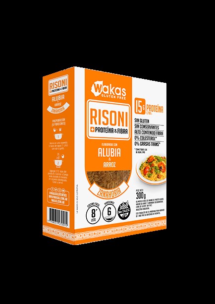 WAKAS RISONI ZANAHORIA 300 GRS