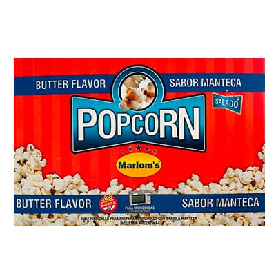 MARLOMS POPCORN MANTECA 100 GRS