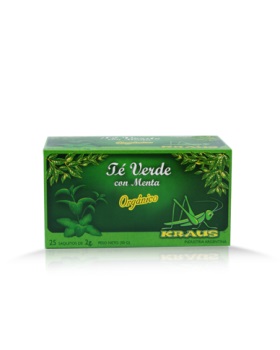 Kraus TE VERDE CON MENTA 25 saq